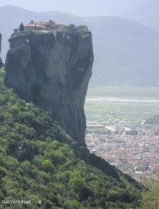 Kalambaka desde los Monasterios de Meteora (Grecia)