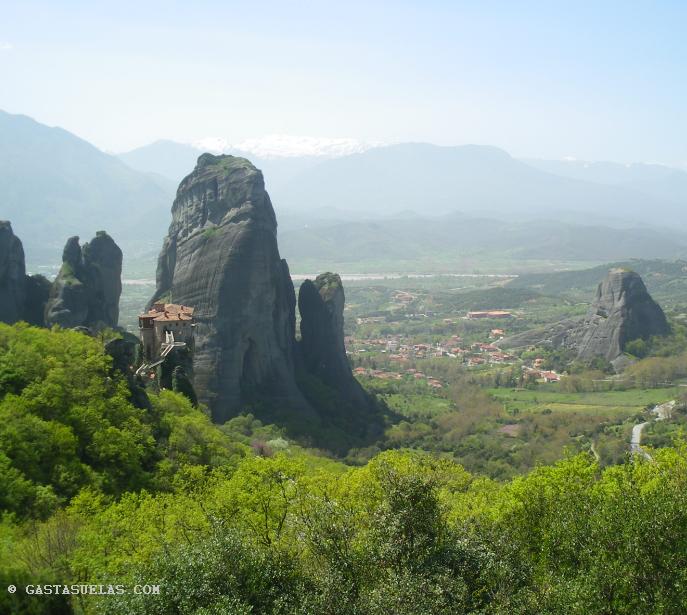 Vistas del Monasterio de Roussanou (Meteora)