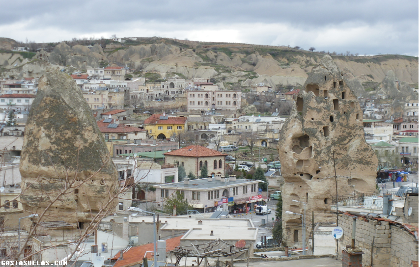 Pueblo de Goreme (Capadocia, Turquía)