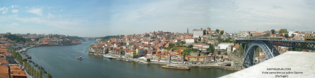 Vista panorámica sobre Oporto (Portugal)