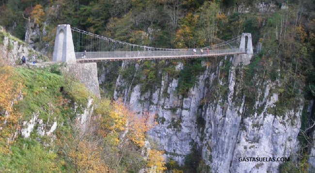 El Puente Colgante De Holzarte Francia 
