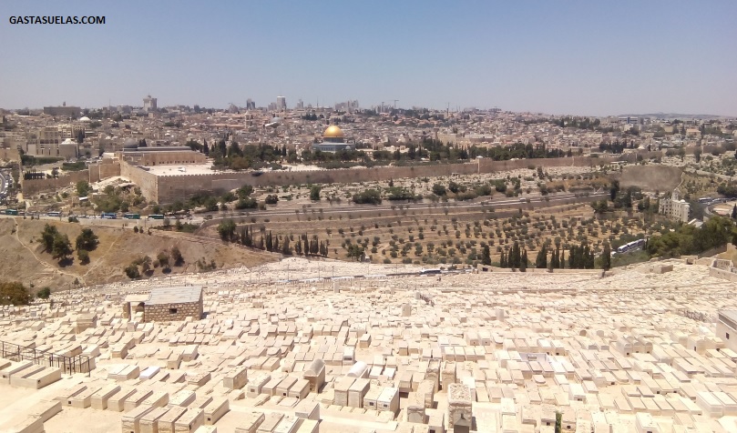 Vistas sobre la ciudad de Jerusalén (Israel)
