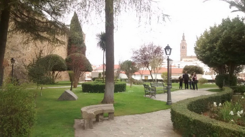 Jardines en Jerez de los Caballeros (Badajoz)