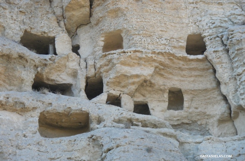  Detalle del Risco de las Cuevas en Perales de Tajuña (Madrid)