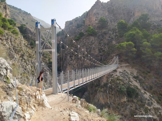 Puente Colgante de El Saltillo (Canillas de Aceituno, Málaga)