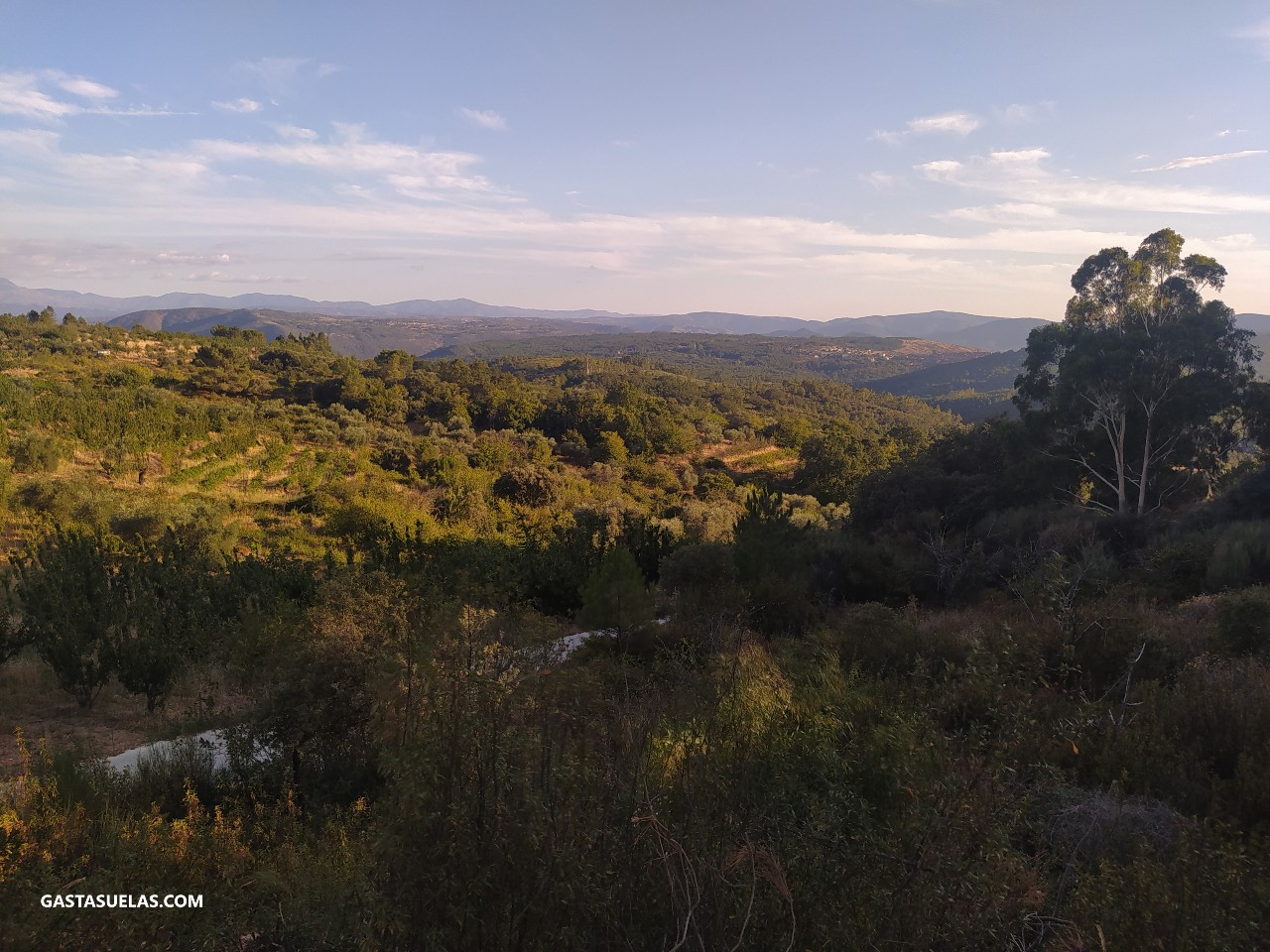 Vistas desde el Estanque La Palla en Garcibuey (Sierra de Francia, Salamanca)