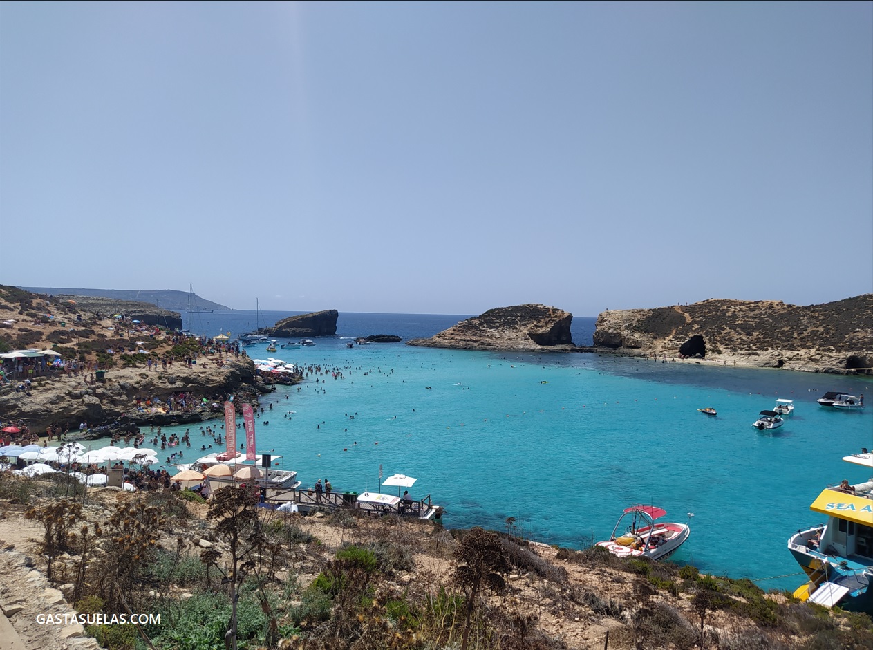 La Laguna Azul (Isla de Comino, Malta)