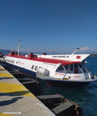 Ferry exprés entre Corfú (Grecia) y Saranda (Albania)