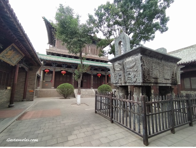 Interior de un Templo en Pingyao (China)